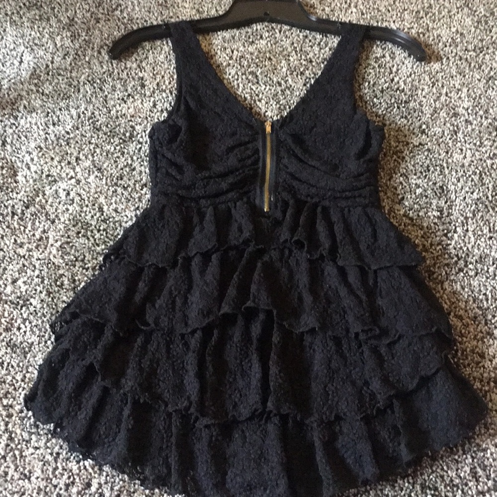 Black lace top